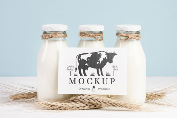 27+ Free Milk Bottle Mockups | Free PSD | Vector | EPS | PNG | Ai | PDF | JPG Formats Download